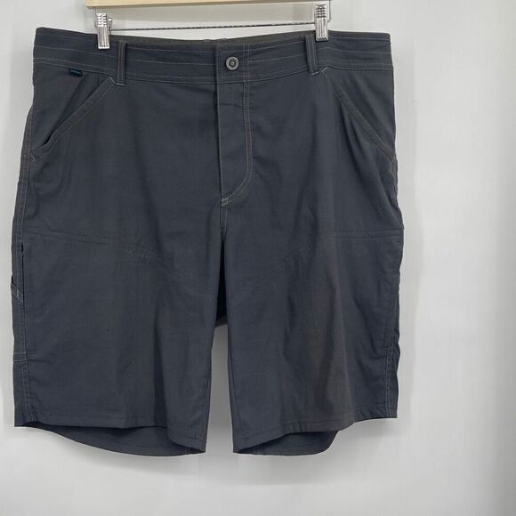 Kuhl Gray Born In The Mountains Renegade Hiking Cargo Work Shorts Size 40 - Picture 1 of 6